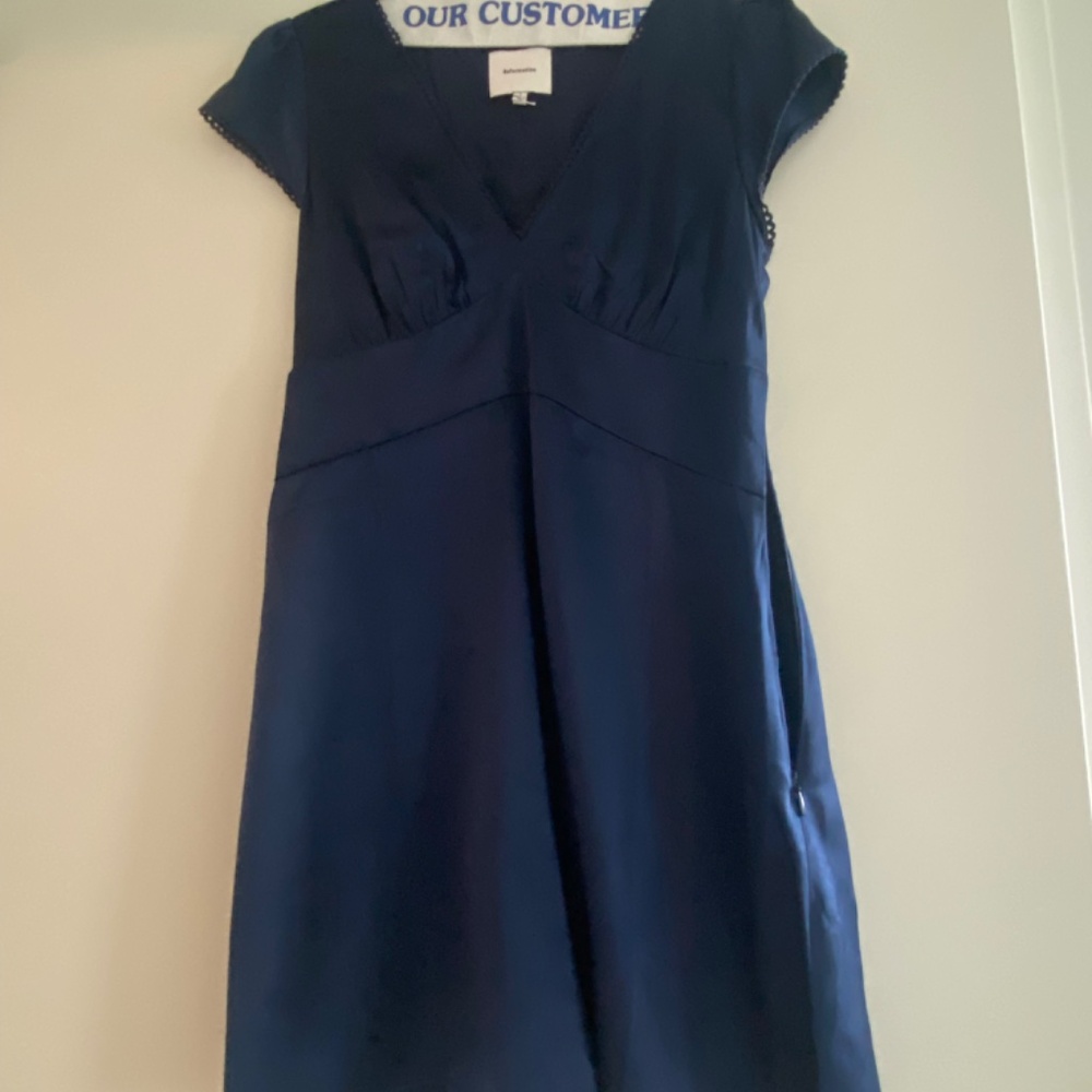 Reformation Navy Blue Dress - Size 4